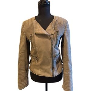 L'ATELIER OLIVE motorcycle jacket‎ size small